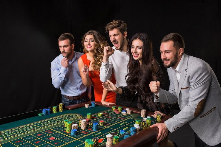 Antarmuka jet77 menampilkan meja blackjack langsung dengan panel olahraga samping